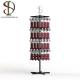 4 Sides Wire Grid Metal Floor Display Stands Modern Fashion Style