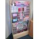 Wooden Lipstick Cosmetic Display Stand Retail Makeup Display Flooring