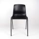 Black Plastic Ergonomic ESD Chairs Steel Rack To Support Seat Cheap Price
