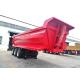 Transport Side Heavy Duty 3 Axle Dump Semi Trailer