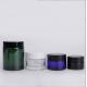 5g 10g 15g 20g 30g 50g 100g Black Clear Amber Purple Glass Cream Jar With Plastic Cap