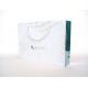 Personalized Machinery Printable White Paper Carrier Bags For Shopping