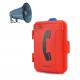 Wall Mounting Warning Light Industrial Analog Telephone  Waterproof For Pabx Telephone Systems