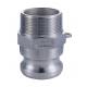 Stainless steel Cam groove coupling Type F  SS304 or SS316 MIL-A-A-59326 EN14420-7