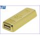 Gold Bar 16GB USB Thumb Drive Sliding Design Heavy Solid Material