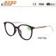 2018 new design reading glasses ,two pins on the frame and metal temple,suitable for women and men