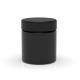 3oz Matte Black Glass Jars Flower Packaging Airtight Smell Proof Jars Cr Lids