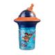 Colorful Animal Pattern Kids Cups with Sealed Lids and Leakproof Sippy Straw
