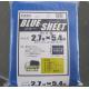55g blue pe ready made tarpaulin for Japan