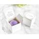 lid and base bath bomb paper box  two pieces bath bomb packaging box with dividers