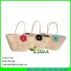LUDA new flora beach handbags handmade cornhusk straw beach bag