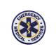 Emergency Medical Service Customized Embroidery Patch With Iron Glue on Back Side