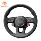 20*15*7cm Soft Suede Leather Steering Wheel Cover Audi A3 A4 A5 S3 S4 S5 RS 4 2015-2022