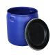 ISO9001 150L Blue HDPE Plastic Barrels 530*70*610mm Food Level