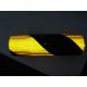 Yellow And Black Reflective Prism Tape Customized Color For Traffice Barrier