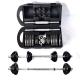 Adjustable Barbell Dumbbell Set 50kg Free Weights With Case