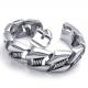 High Quality Tagor Stainless Steel Jewelry Fashion Men's Casting Bracelet PXB001