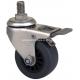 Brake With Brake Grey Color Application Caster Stainless 2 40kg Threaded PU S2642-73