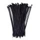 UV Black Self Locking Cable Tie Electrical Nylon 66 10 Inch Zip Ties