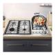 Electric Built In Gas Hob 5 Burner Stainless Steel Gas Hob