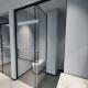 T Shaped Corner Bathroom Shower Room, Sliding Shower Doors ,304 Stainless Steel