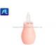 Pink PVC Bulb Ear Syringe , High Performance Safe Baby Nose Aspirator