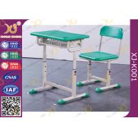Durable Kid’s School Desk And Chair PE Seat And Back Comfortable