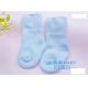 Solid color knitted terry supersoft eco-friendly cotton socks for baby