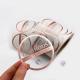 ISO Anti Ultraviolet Embossed Rose Gold Foil Stickers Strong Adhesive