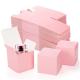 Customized Beautiful Design Folding Pink Skin Care Packaging Paper Perfume Box for Perfume