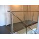 Balcony Stainless Steel Railing Balusters 900mm - 1200mm Height Mirror / Satin Surface