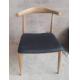 High Quality Wegner Style Elbow Dining faux leather seat Chair