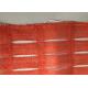 PE Highly Visible Orange Snow Fence With Oval Mesh Openings 50g/m2 - 300g/m2