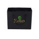 Black Matt Laminated Paper Bags , Twisted Handle Printed Paper Shopping Bags