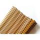 Spray Copper Color Art Spiral Expanded Metal Mesh For Partitions And Curtains