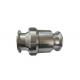 Stainless Steel Sanitary Check Valves One Way Flow Direction For Water Pipelines