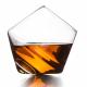 New Style Unique Shaped Crystal Whiskey Glasses , Tumbler Drinking Glass For Home