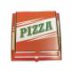 Goods in Stock Wholeasale High Quality Corrugated Kraft 8-12 Inch Pizza Box with Disposable Lock, MOQ 100PCS