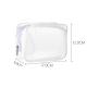Promotional Clear Frosted Plastic Heat Seal Zipper Makeup Bag