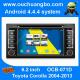 Ouchuangbo Toyota Corolla 2004-2013 audio dvd gps android 4.4 OS S160 plataform BT 3G WIFI