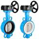 Stainless steel 316 WZ Worm wheel wafer butterfly valve with equal size and performance