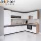 RTA High Gloss Lacquer Finish Kitchen Cabinets with Modular Design and Kitchen Island