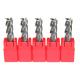 Uncoated Aluminum End Mills Steel Milling Supported 3 Blades High Precision