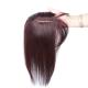 Straight Style Silk Top Bonding Toupees Wigs Human Hair Pieces Replacement System with Bangs