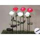 Solar silicone rose Lights Outdoor Lawn Park Decoration Lamp LED Silicone Rose Lamp