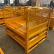 Heavy Duty Padlock Stillage Pallet Cage Galvanized Powder Coated 1000kg-2000kg Load Capacity