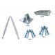 A Shape High Strength Tower Erection Tools Stringing Equipment Gin Pole