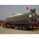 40000L Hot Asphalt Transport Tanker Round Shape Three Axle Semitrailer