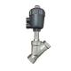 Stainless Steel Pneumatic Angle-Seat Valve with Normal Temperature Applications