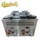Two Baskets 8L Counter Top Gas Fryer 616*660*550mm